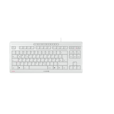 Cherry Stream Keyboard TKL Kabelgebundene Tastatur Weiß-Grau von Cherry