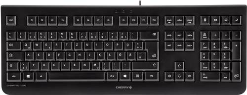 Cherry Tastatur KC 1000 Schwarz Deutsch, QWERTZ von Cherry