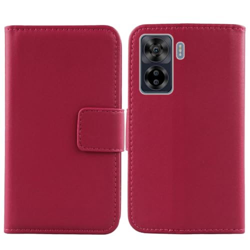 Cheshaoping Echt Leder Tasche Für Casper Via X40 6.67" Hülle Handy Flip Lederhülle Handyhülle Kartenfächer Schutz Premium Case Cover Etui (Rosa) von Cheshaoping