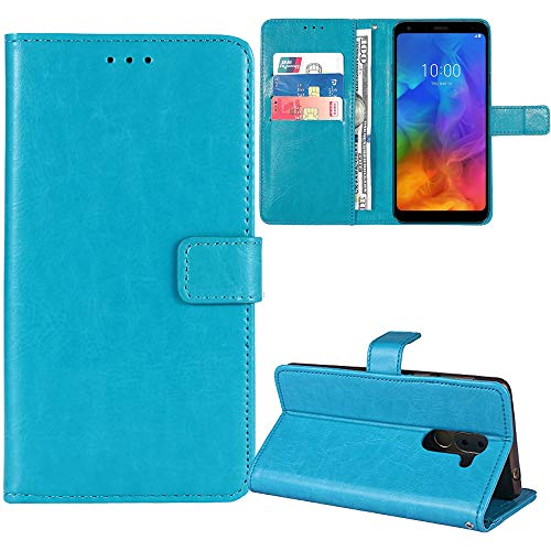 Cheshaoping Premium Flip Leder Tasche Schütz Hülle Handy Case Für Tecno Spark 7 PRO TPU Silikon Schale Business Abdeckung Wallet Cover Etui Holder (Blau) von Cheshaoping