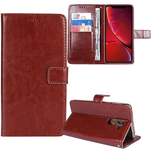 Cheshaoping Premium Flip Leder Tasche Schütz Hülle Handy Case Für Tecno Spark 7 TPU Silikon Schale Business Abdeckung Wallet Cover Etui Holder (Braun) von Cheshaoping