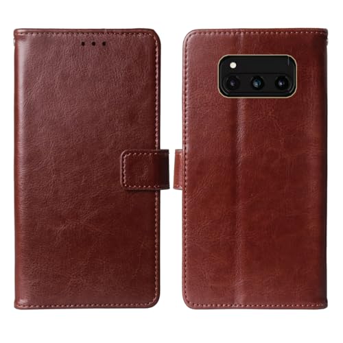 Cheshaoping Premium Flip Leder Tasche Schütz Hülle Handy Case Für Volla Phone Quintus 6.78" Schale Business Abdeckung Wallet Cover Etui Holder (Braun) von Cheshaoping