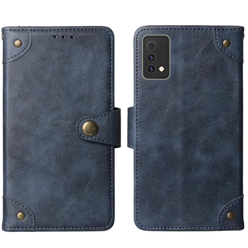 Cheshaoping Stand Leder Case Handy Schütz Hülle Für Thuraya ONE 6.67" Abdeckung Flip Lederhülle Handyhülle Schutzhülle Premium Wallet Cover Etui (Blau) von Cheshaoping