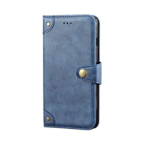 Cheshaoping Stand Leder Case Handy Schütz Hülle Für Xiaomi Redmi 13X 4G TPU Silikon Abdeckung Flip Lederhülle Handyhülle Schutzhülle Premium Wallet Cover Etui (Blau) von Cheshaoping