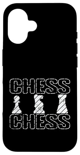 Historisches Schachspiel Hülle für iPhone 16 von Chess Strategy Brain Sports Board Game King