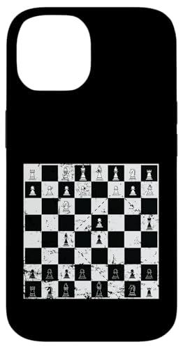 Schachbrett mit Schattenspiel Hülle für iPhone 14 von Chess Strategy Brain Sports Board Game King
