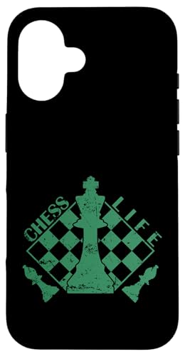 Schachspiel in Bearbeitung Hülle für iPhone 16 von Chess Strategy Brain Sports Board Game King