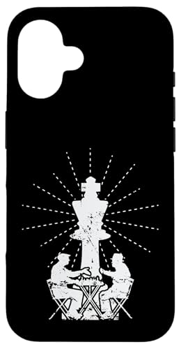 Schlacht der Schach-Titanen Hülle für iPhone 16 von Chess Strategy Brain Sports Board Game King