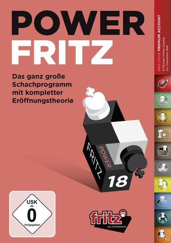 Power Fritz 18 - Das ganz große Schachprogramm mit kompl. Eröffnungstheorie PC USK: 0 von Chessbase