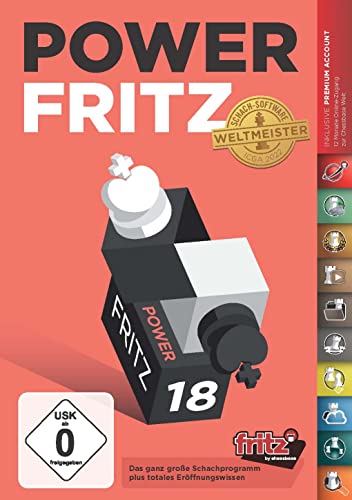 Power Fritz 18 - Das ganz große Schachprogramm mit kompletter Eröffnungstheorie von Chessbase