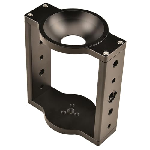 Kamera Stativ 65 Mm 75 Mm Fluid Kopfschüssel Adapter Aluminium DSLR Kameras Halbkugel Flach Bis Schüsselwandler von Chevnzev