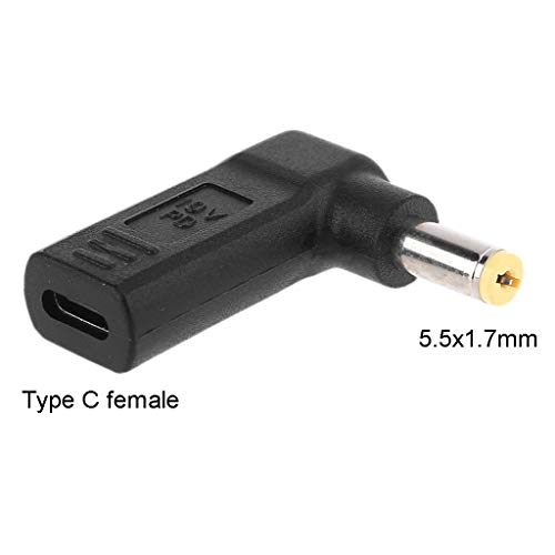 USB Typ C Stecker Für Power Converter USBC Weiblich Bis 5 5 7 Mm Mann Für Für 5315 5630 5735 5920 Laptop von Chevnzev