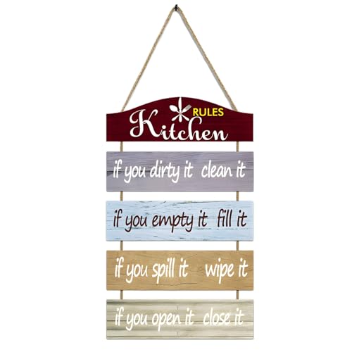 Chewtoyo 5-lagiges Holzschild zum Aufhängen, rustikales Holzschild, Wanddekoration, Bauernhaus-Stil, Holzschild, 30 x 50 cm Chewtoyo 5-lagiges Holzschild zum Aufhängen, rustikales Holzschild, Wanddekoration, Bauernhaus-Stil, Holzschild, 30 x 50 cm von Chewtoyo