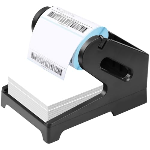Thermo-Etikettenhalter aus Kunststoff, kompakter Ständer für Rollen- und Fächerfalt-Etiketten, effizientes Desktop-Druckerzubehör für Zuhause oder Büro Thermo-Etikettenhalter aus Kunststoff, kompakter Ständer für Rollen- und Fächerfalt-Etiketten, effizientes Desktop-Druckerzubehör für Zuhause oder Büro von Chewtoyo
