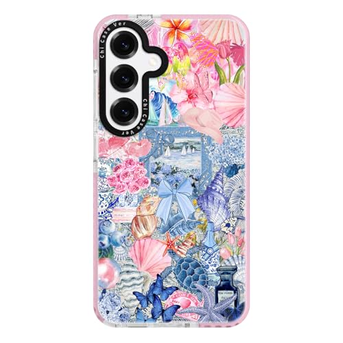 ChiCaseVer Schutzhülle für Samsung Galaxy S25, Motiv: Coastal Vintage Collage, Militärqualität, Fallschutz, niedlich, weich, dünn, TPU, mit Kameraschutz für Frauen und Mädchen ChiCaseVer Schutzhülle für Samsung Galaxy S25, Motiv: Coastal Vintage Collage, Militärqualität, Fallschutz, niedlich, weich, dünn, TPU, mit Kameraschutz für Frauen und Mädchen von ChiCaseVer