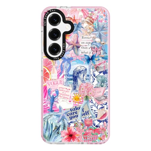 ChiCaseVer Schutzhülle für Samsung Galaxy S25, Motiv: Küstencollage, romantisches Zitat, Fallschutz, militärischer Fallschutz, niedlich, weich, dünn, TPU, mit Kameraschutz für Frauen und Mädchen ChiCaseVer Schutzhülle für Samsung Galaxy S25, Motiv: Küstencollage, romantisches Zitat, Fallschutz, militärischer Fallschutz, niedlich, weich, dünn, TPU, mit Kameraschutz für Frauen und Mädchen von ChiCaseVer