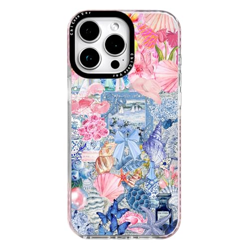 ChiCaseVer Schutzhülle für iPhone 12 Mini, Motiv: Coastal Vintage Collage, Militärqualität, Fallschutz, niedlich, weich, dünn, TPU, mit Kameraschutz für Frauen und Mädchen ChiCaseVer Schutzhülle für iPhone 12 Mini, Motiv: Coastal Vintage Collage, Militärqualität, Fallschutz, niedlich, weich, dünn, TPU, mit Kameraschutz für Frauen und Mädchen von ChiCaseVer