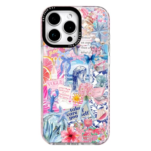 ChiCaseVer Schutzhülle für iPhone 12 Pro, Motiv: Küstencollage, romantisches Zitat, Fallschutz, militärischer Fallschutz, niedlich, weich, dünn, TPU, mit Kameraschutz für Frauen und Mädchen ChiCaseVer Schutzhülle für iPhone 12 Pro, Motiv: Küstencollage, romantisches Zitat, Fallschutz, militärischer Fallschutz, niedlich, weich, dünn, TPU, mit Kameraschutz für Frauen und Mädchen von ChiCaseVer