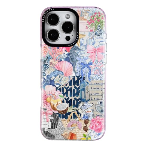 ChiCaseVer Schutzhülle für iPhone 13 Mini, romantisches Y2K-Design, militärischer Fallschutz, niedlich, weich, dünn, TPU, mit Kameraschutz, für Damen und Mädchen, Ozean ChiCaseVer Schutzhülle für iPhone 13 Mini, romantisches Y2K-Design, militärischer Fallschutz, niedlich, weich, dünn, TPU, mit Kameraschutz, für Damen und Mädchen, Ozean von ChiCaseVer
