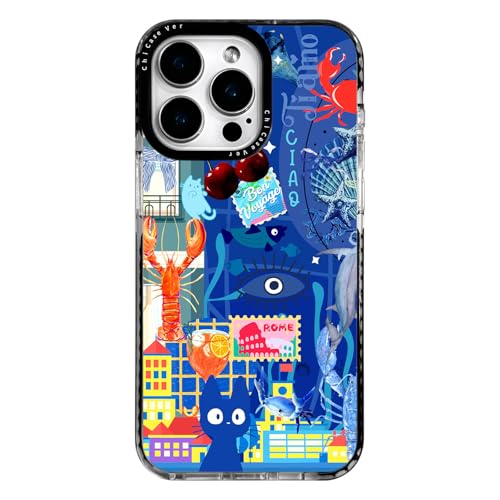 ChiCaseVer Schutzhülle für iPhone 13 Pro Max, Reiseabenteuer, Collage, Militärqualität, Fallschutz, niedlich, weich, dünn, TPU, mit Kameraschutz für Frauen und Mädchen ChiCaseVer Schutzhülle für iPhone 13 Pro Max, Reiseabenteuer, Collage, Militärqualität, Fallschutz, niedlich, weich, dünn, TPU, mit Kameraschutz für Frauen und Mädchen von ChiCaseVer