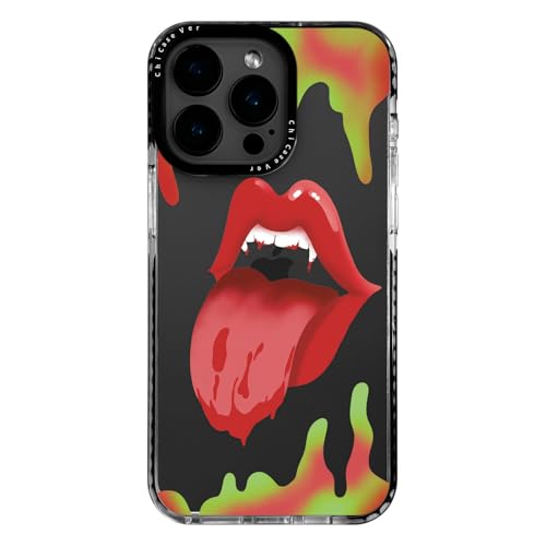 ChiCaseVer Schutzhülle für iPhone 16 Pro Max, Vampirlippen und Bluttropfen-Design, militärischer Fallschutz, niedlich, weich, dünn, TPU, mit Kameralinsenschutz für Frauen und Mädchen ChiCaseVer Schutzhülle für iPhone 16 Pro Max, Vampirlippen und Bluttropfen-Design, militärischer Fallschutz, niedlich, weich, dünn, TPU, mit Kameralinsenschutz für Frauen und Mädchen von ChiCaseVer