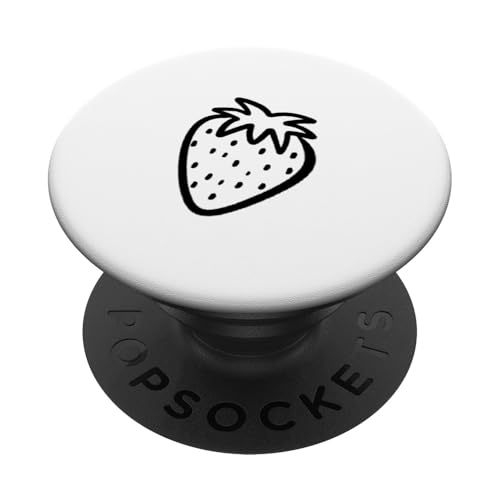 Niedliches Erdbeerfrucht-Kunstwerk für den Sommer PopSockets Klebender PopGrip Niedliches Erdbeerfrucht-Kunstwerk für den Sommer PopSockets Klebender PopGrip von Chic Fruits and Summer Pattern Designs