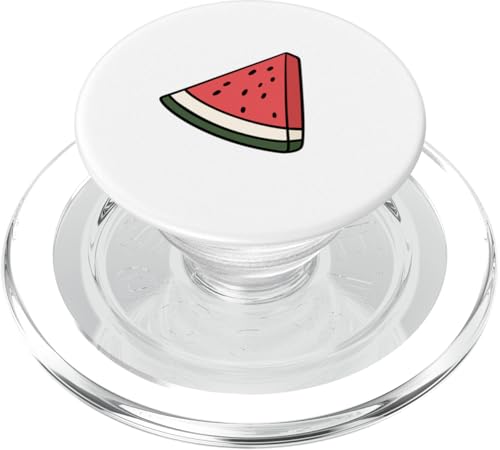 Niedliches Wassermelonen-Frucht-Kunstwerk für den Sommer PopSockets PopGrip für MagSafe Niedliches Wassermelonen-Frucht-Kunstwerk für den Sommer PopSockets PopGrip für MagSafe von Chic Fruits and Summer Pattern Designs