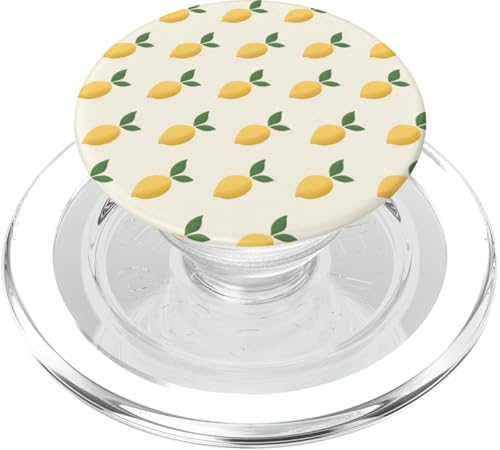 Zitronenfrucht Zitrusfrucht Muster für den Sommer PopSockets PopGrip für MagSafe Zitronenfrucht Zitrusfrucht Muster für den Sommer PopSockets PopGrip für MagSafe von Chic Fruits and Summer Pattern Designs