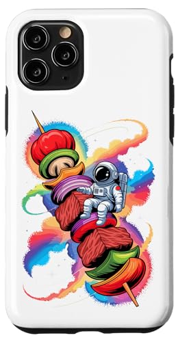 Astronaut Weltraum Hähnchen Grill Planet Sterne BBQ Hülle für iPhone 11 Pro von Chicken BBQ Lover Gifts