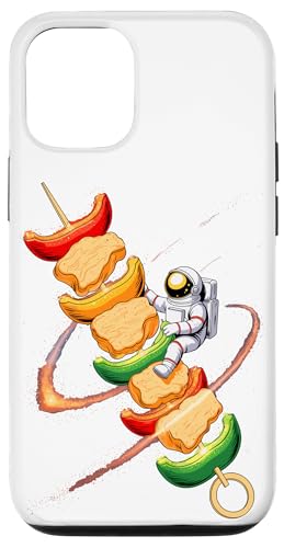 Astronaut Weltraum Hähnchen Grill Planet Sterne BBQ Hülle für iPhone 12/12 Pro von Chicken BBQ Lover Gifts