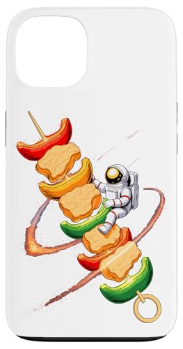 Astronaut Weltraum Hähnchen Grill Planet Sterne BBQ Hülle für iPhone 13 von Chicken BBQ Lover Gifts