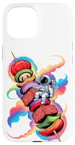 Astronaut Weltraum Hähnchen Grill Planet Sterne BBQ Hülle für iPhone 15 Astronaut Weltraum Hähnchen Grill Planet Sterne BBQ Hülle für iPhone 15 von Chicken BBQ Lover Gifts