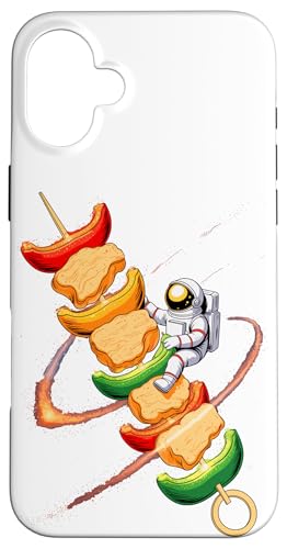 Astronaut Weltraum Hähnchen Grill Planet Sterne BBQ Hülle für iPhone 16 Plus Astronaut Weltraum Hähnchen Grill Planet Sterne BBQ Hülle für iPhone 16 Plus von Chicken BBQ Lover Gifts