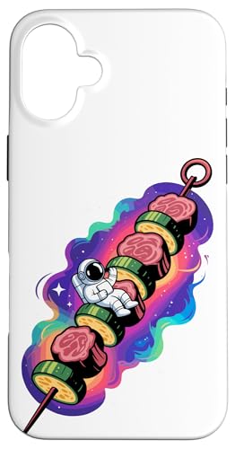 Astronaut Weltraum Hähnchen Grill Planet Sterne BBQ Hülle für iPhone 16 Plus Astronaut Weltraum Hähnchen Grill Planet Sterne BBQ Hülle für iPhone 16 Plus von Chicken BBQ Lover Gifts