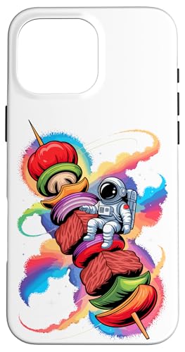 Astronaut Weltraum Hähnchen Grill Planet Sterne BBQ Hülle für iPhone 16 Pro Max Astronaut Weltraum Hähnchen Grill Planet Sterne BBQ Hülle für iPhone 16 Pro Max von Chicken BBQ Lover Gifts
