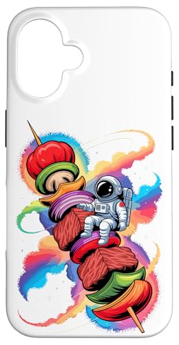 Astronaut Weltraum Hähnchen Grill Planet Sterne BBQ Hülle für iPhone 16 Astronaut Weltraum Hähnchen Grill Planet Sterne BBQ Hülle für iPhone 16 von Chicken BBQ Lover Gifts