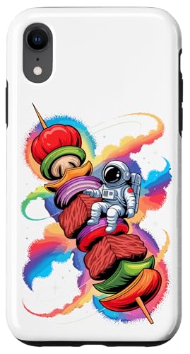 Astronaut Weltraum Hähnchen Grill Planet Sterne BBQ Hülle für iPhone XR Astronaut Weltraum Hähnchen Grill Planet Sterne BBQ Hülle für iPhone XR von Chicken BBQ Lover Gifts