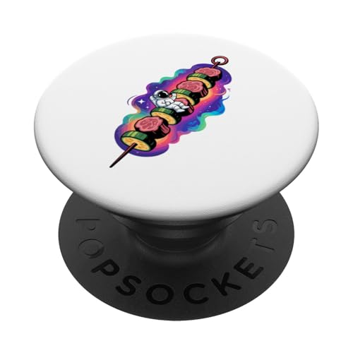 Astronaut Weltraum Hähnchen Grill Planet Sterne BBQ PopSockets Klebender PopGrip Astronaut Weltraum Hähnchen Grill Planet Sterne BBQ PopSockets Klebender PopGrip von Chicken BBQ Lover Gifts