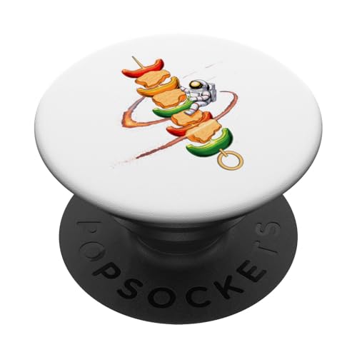 Astronaut Weltraum Hähnchen Grill Planet Sterne BBQ PopSockets Klebender PopGrip Astronaut Weltraum Hähnchen Grill Planet Sterne BBQ PopSockets Klebender PopGrip von Chicken BBQ Lover Gifts