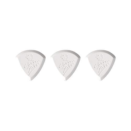 3 x ChickenPicks Gitarrenplektren Badazz III 2,0 mm | 10796639 | Weiß von Chicken Picks