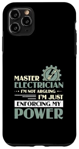 Elektrikermeister Ich streite nicht Lustiger Elektroingenieur Hülle für iPhone 11 Pro Max Elektrikermeister Ich streite nicht Lustiger Elektroingenieur Hülle für iPhone 11 Pro Max von Chief Electrician Journey