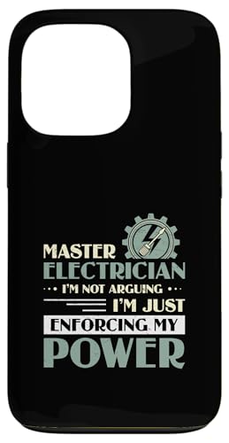 Elektrikermeister Ich streite nicht Lustiger Elektroingenieur Hülle für iPhone 13 Pro Elektrikermeister Ich streite nicht Lustiger Elektroingenieur Hülle für iPhone 13 Pro von Chief Electrician Journey