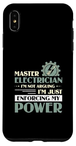 Elektrikermeister Ich streite nicht Lustiger Elektroingenieur Hülle für iPhone XS Max Elektrikermeister Ich streite nicht Lustiger Elektroingenieur Hülle für iPhone XS Max von Chief Electrician Journey