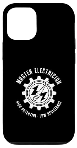 Elektromeister, hohe Potenzialelektrik mit niedrigem Widerstand Hülle für iPhone 12/12 Pro Elektromeister, hohe Potenzialelektrik mit niedrigem Widerstand Hülle für iPhone 12/12 Pro von Chief Electrician Journey