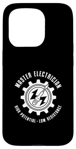 Elektromeister, hohe Potenzialelektrik mit niedrigem Widerstand Hülle für iPhone 15 Pro Elektromeister, hohe Potenzialelektrik mit niedrigem Widerstand Hülle für iPhone 15 Pro von Chief Electrician Journey