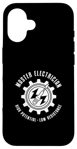 Elektromeister, hohe Potenzialelektrik mit niedrigem Widerstand Hülle für iPhone 16 Elektromeister, hohe Potenzialelektrik mit niedrigem Widerstand Hülle für iPhone 16 von Chief Electrician Journey