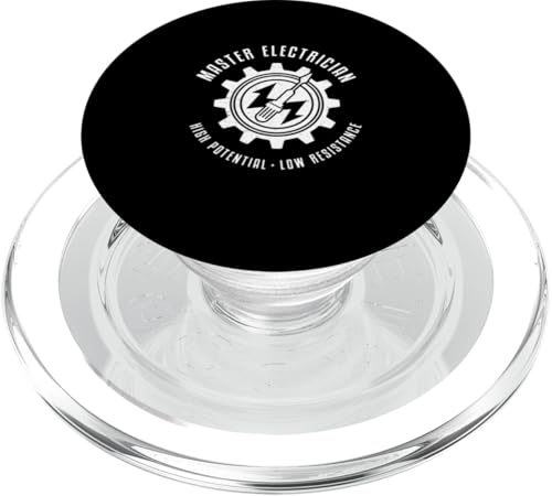 Elektromeister, hohe Potenzialelektrik mit niedrigem Widerstand PopSockets PopGrip für MagSafe Elektromeister, hohe Potenzialelektrik mit niedrigem Widerstand PopSockets PopGrip für MagSafe von Chief Electrician Journey