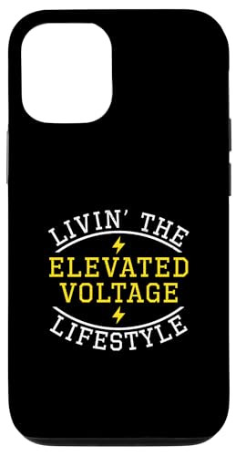 Erleben Sie den Hochspannungs-Lifestyle für Elektrikermeister Hülle für iPhone 12/12 Pro Erleben Sie den Hochspannungs-Lifestyle für Elektrikermeister Hülle für iPhone 12/12 Pro von Chief Electrician Journey