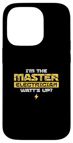 Ich bin der Elektrikermeister Watt's Up for Electrical Engineer Hülle für iPhone 14 Pro Ich bin der Elektrikermeister Watt's Up for Electrical Engineer Hülle für iPhone 14 Pro von Chief Electrician Journey