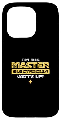 Ich bin der Elektrikermeister Watt's Up for Electrical Engineer Hülle für iPhone 15 Pro Ich bin der Elektrikermeister Watt's Up for Electrical Engineer Hülle für iPhone 15 Pro von Chief Electrician Journey